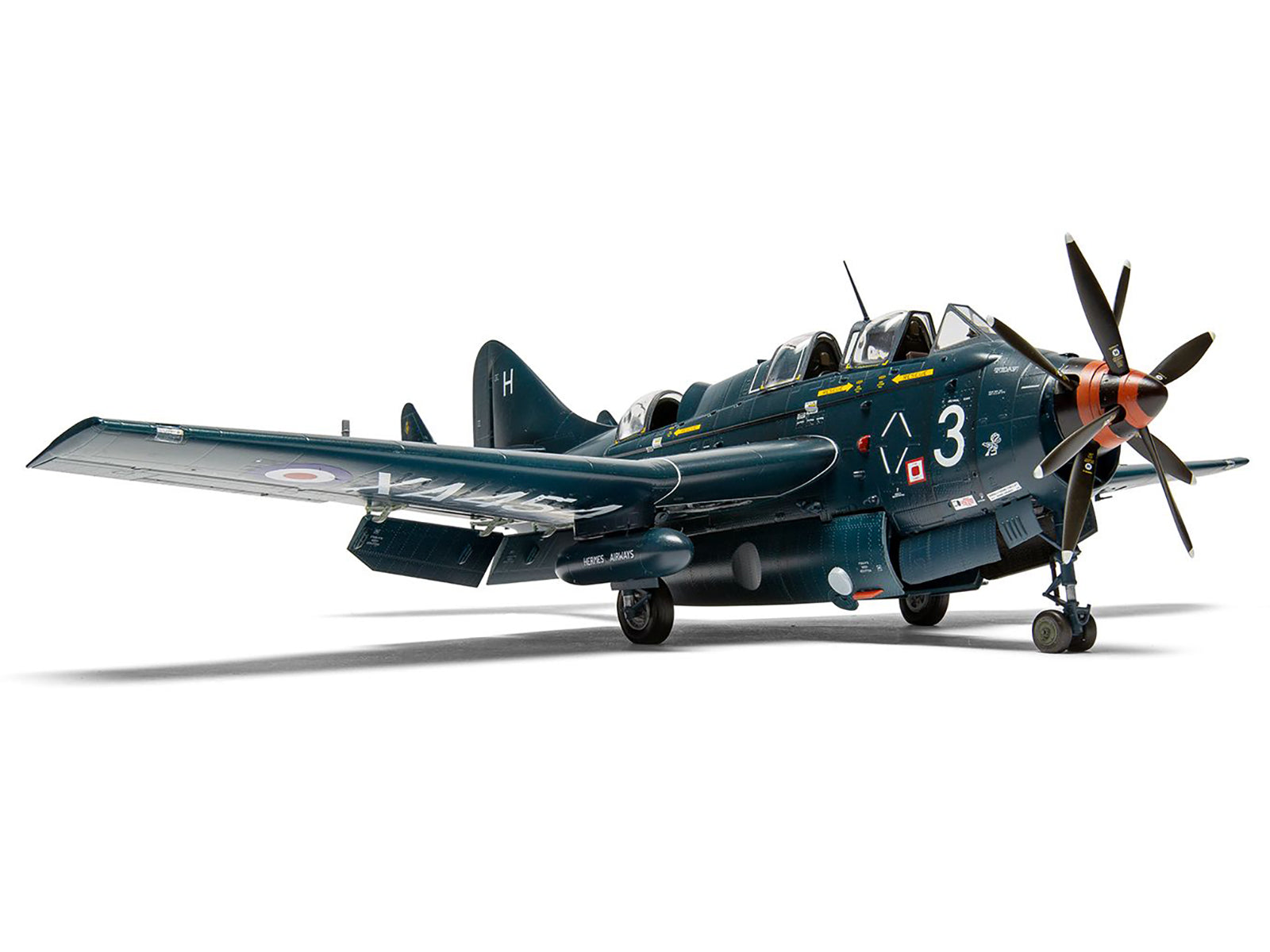 Level 4 Model Kit Fairey Gannet COD.4 Aircraft with 3 Scheme Options 1/48 Plastic Model Kit by Airfix