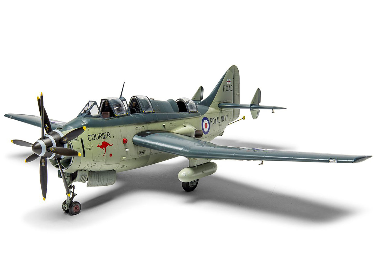 Level 4 Model Kit Fairey Gannet COD.4 Aircraft with 3 Scheme Options 1/48 Plastic Model Kit by Airfix