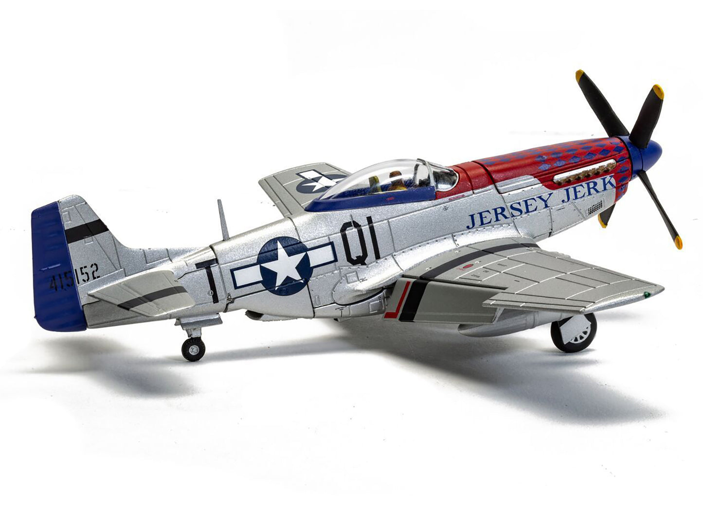 North American P-51D Mustang Aircraft "Jersey Jerk 361st Fighter Squadron Martlesham Heath" United States Army Air Forces "The Aviation Archive" Series 1/72 Diecast Model by Corgi