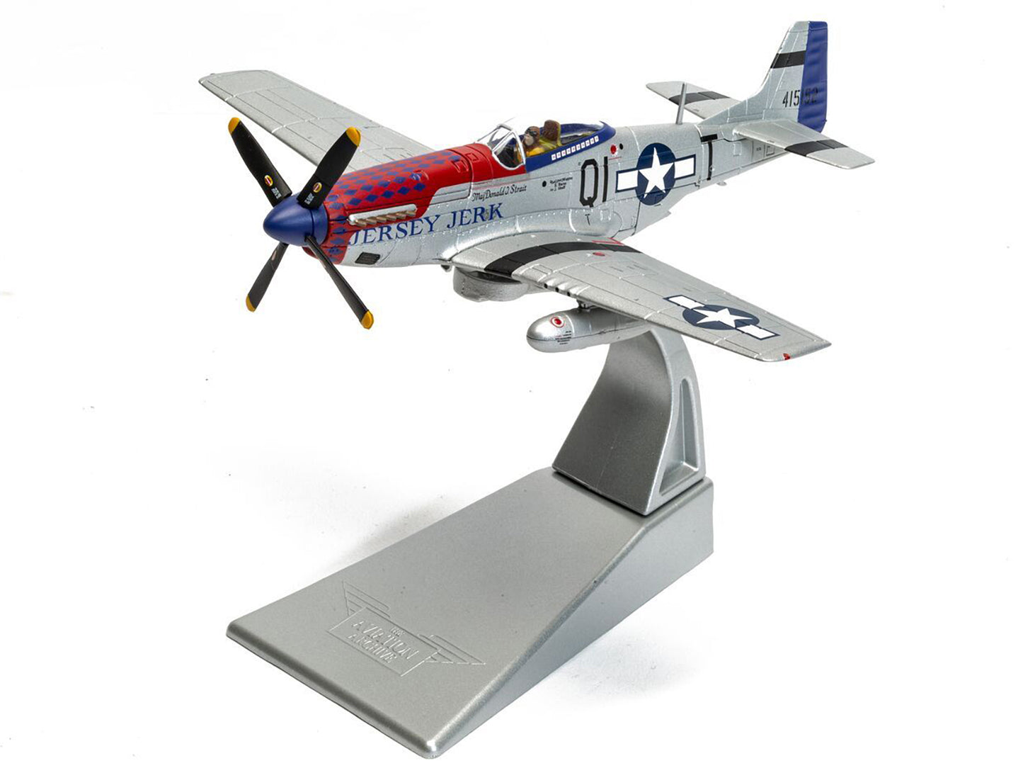 North American P-51D Mustang Aircraft "Jersey Jerk 361st Fighter Squadron Martlesham Heath" United States Army Air Forces "The Aviation Archive" Series 1/72 Diecast Model by Corgi