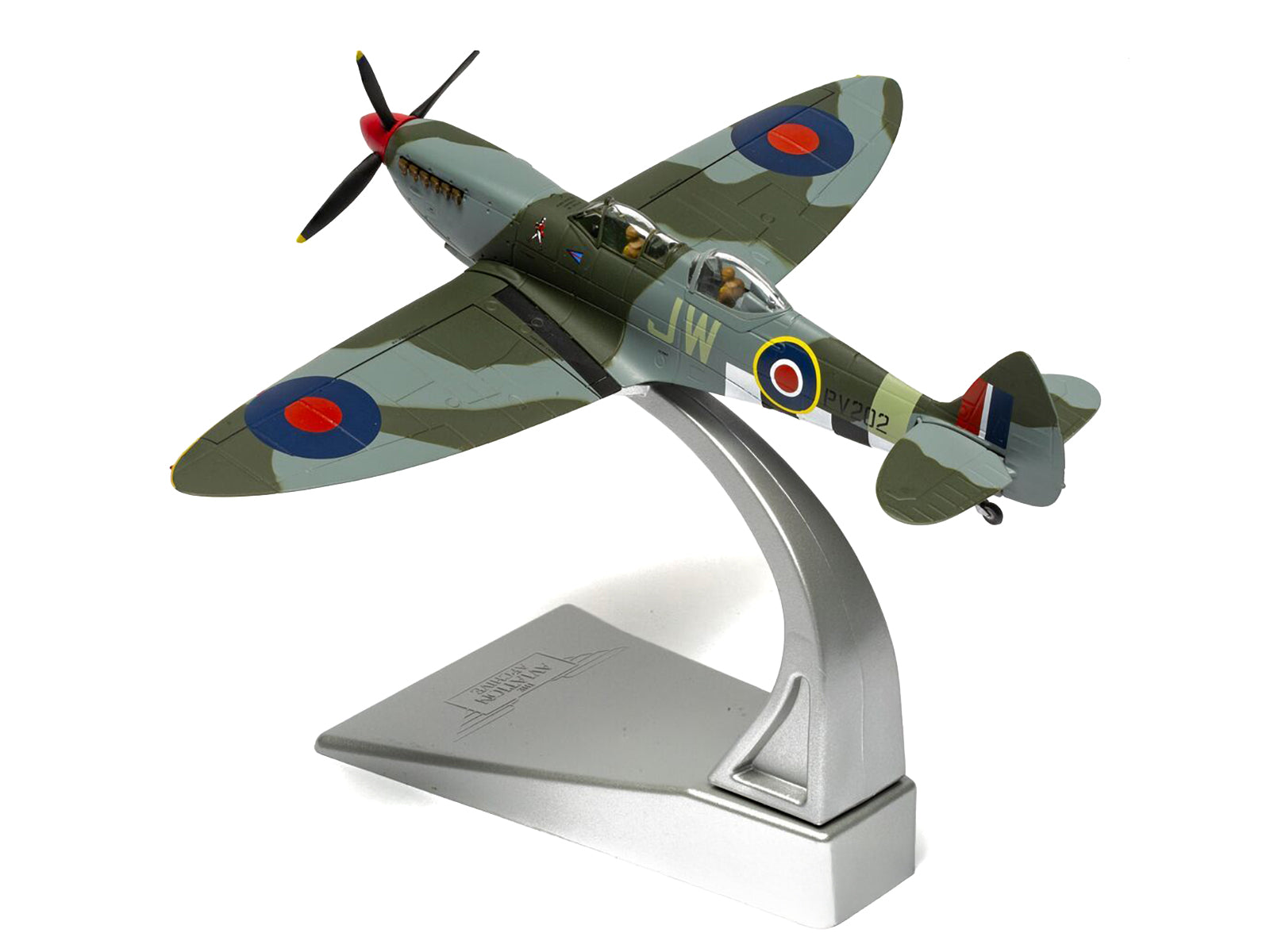 Supermarine Spitfire T.9 Aircraft "PV202 Aerial Collective at Duxford Airfield" British Royal Air Force "The Aviation Archive" Series 1/72 Diecast Model by Corgi