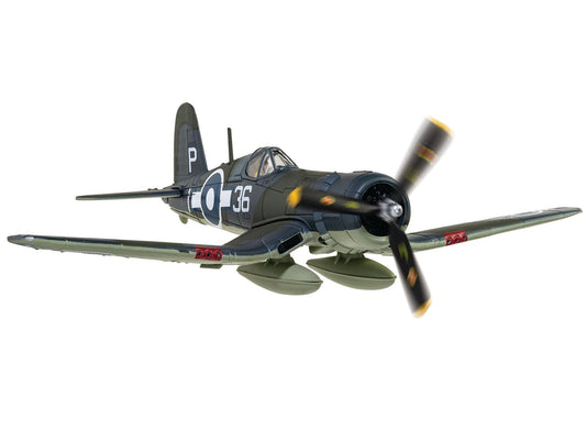Vought Corsair Mk. II Fighter Aircraft "JT537 1836 Naval Air Squadron HMS Victorious Battle of Okinawa" (1945) British Royal Navy Fleet Air Arm "The Aviation Archive" Series 1/72 Diecast Model by Corgi