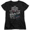 AC/DC Big Balls Womens T Shirt Black