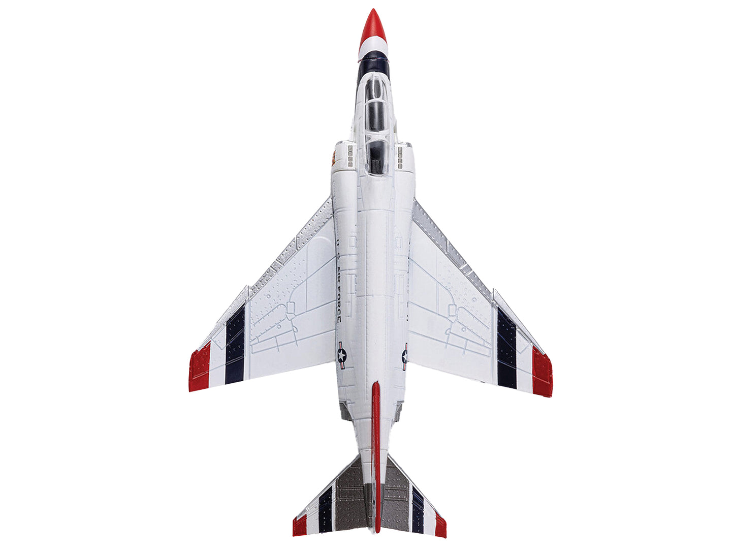 McDonnell Douglas F-4 Phantom Aircraft "No. 1 Thunderbirds" United States Air Force "Collector Series" 1/144 Diecast Model by Air Force 1