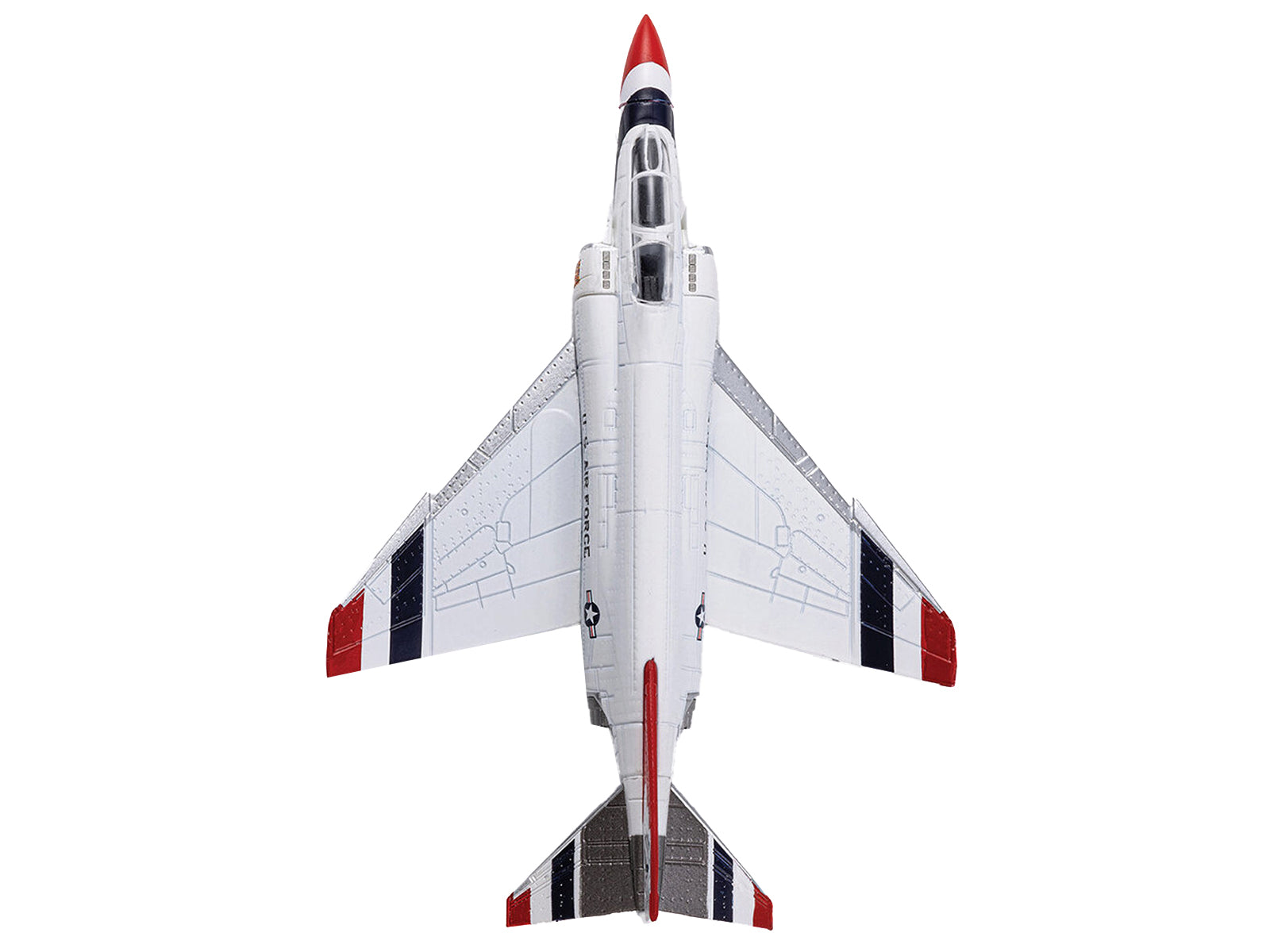 McDonnell Douglas F-4 Phantom Aircraft "No. 1 Thunderbirds" United States Air Force "Collector Series" 1/144 Diecast Model by Air Force 1