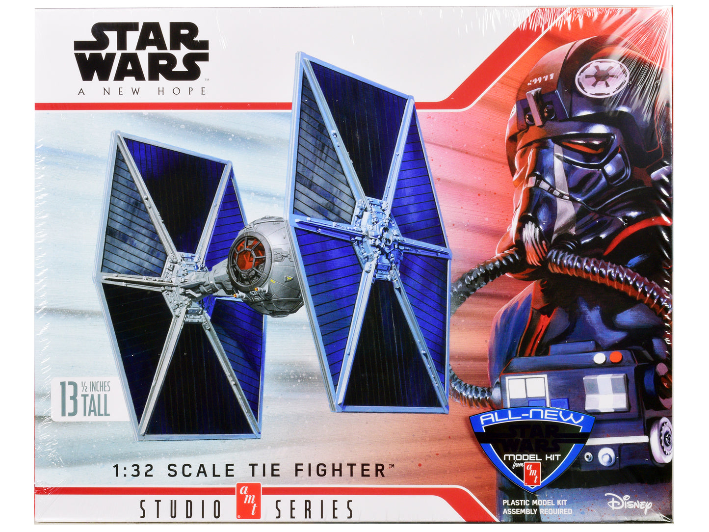 Skill 2 Model Kit Tie Fighter "Star Wars: Episode IV ‚Äì A New Hope" (1977) Movie 1/32 Scale Model by AMT