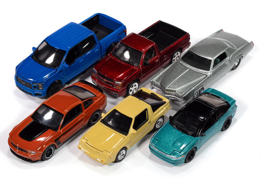 Auto World Premium 2025 Release 1 Set B of 6 pieces 1/64 Diecast Model Cars by Auto World
