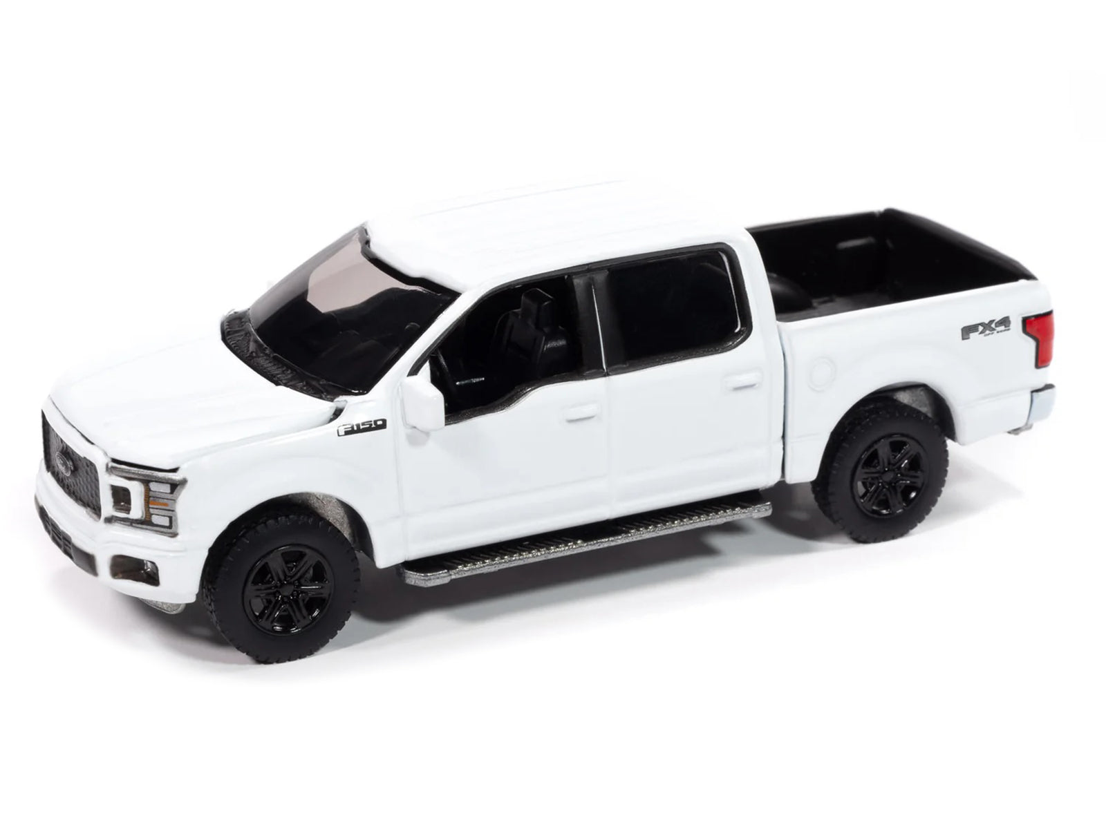 2020 Ford F-150 FX4 Black Appearance Package Pickup Truck Oxford White "Muscle Trucks" Series 1/64 Diecast Model Car by Auto World