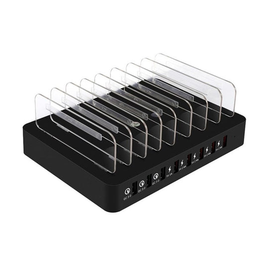 QC 3.0 8-Port USB Hub PD Charging USB Splitter Phone Charger Adapter