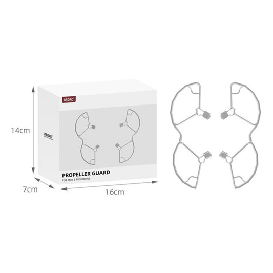 BRDRC Drone Propeller Guards Bumper Protection Prop Protector Safety Accessory for DJI Mini 3 Pro