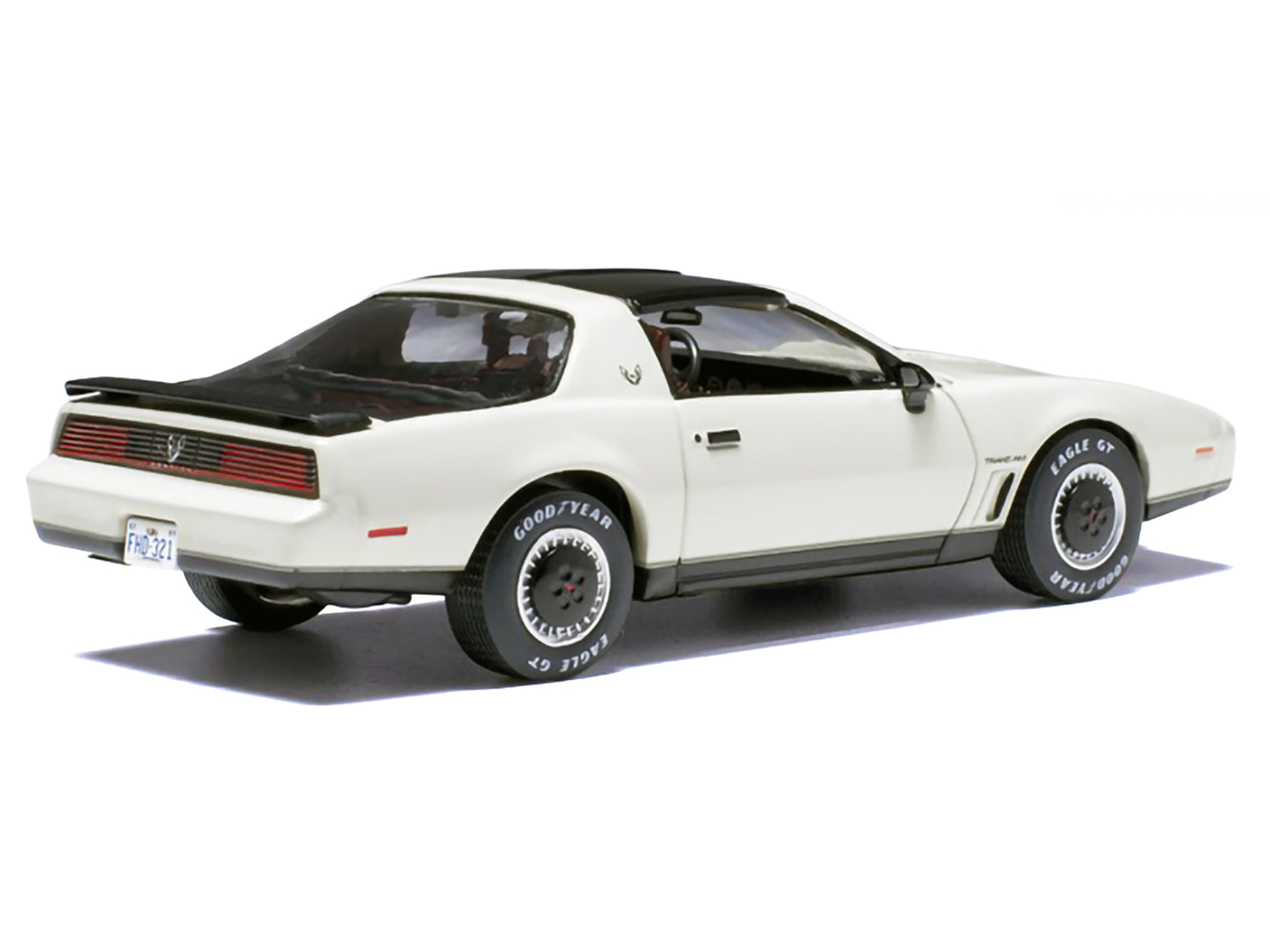 1982 Pontiac Firebird Pearl White with Black Top 1/43 Diecast Model by IXO Models