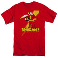 DC Comics Shazam! Mens T Shirt Red Officially Licensed