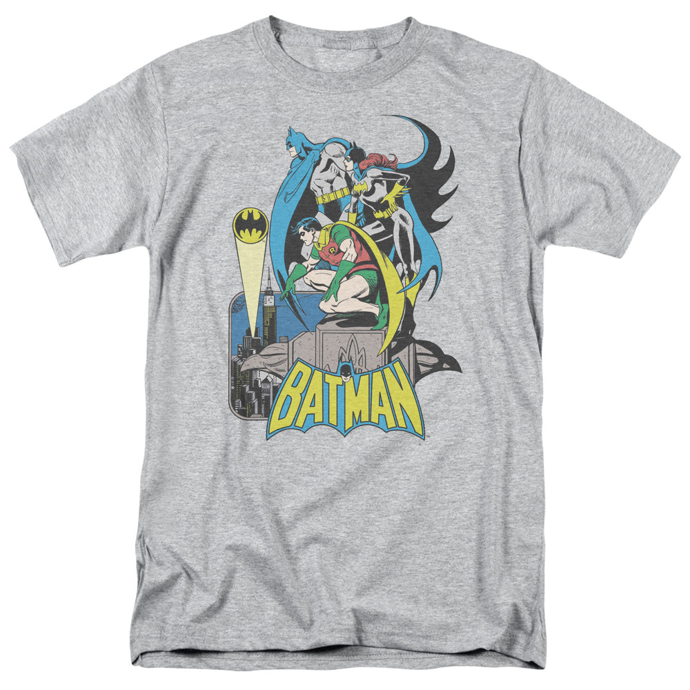 DC Comics Heroic Trio Mens T Shirt Athletic Heather Officially Licensed