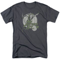 DC Comics Right on Target Mens T Shirt Charcoal Officially Licensed