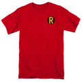 DC Comics Robin Logo Mens T Shirt Red Officially Licensed
