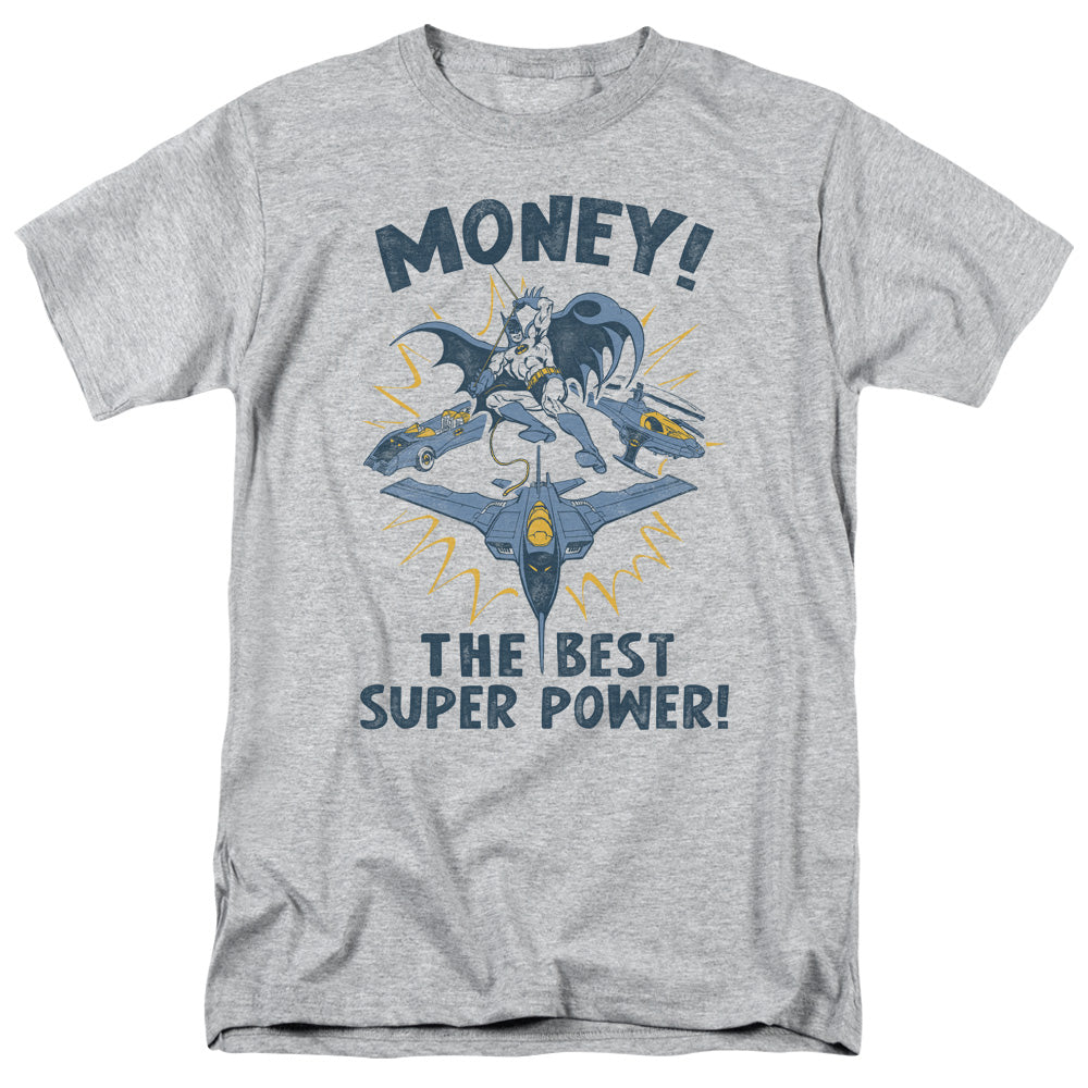 DC Comics Money Mens T Shirt Athletic Heather Officially Licensed