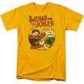 DC Comics Grudge Match Mens T Shirt Gold Officially Licensed