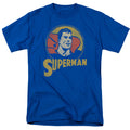 DC Comics Super Circle Mens T Shirt Royal Blue Officially Licensed
