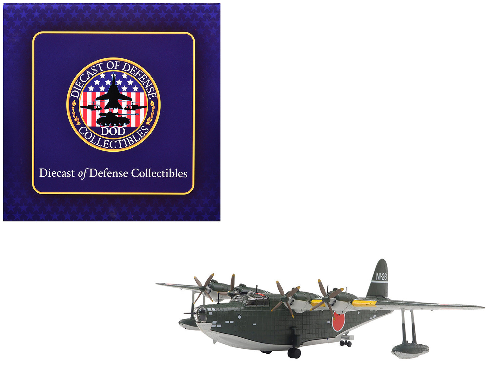 Kawanishi H8K2 "Emily" Aircraft "Imperial Japanese Navy Air Service" 1/144 Diecast Model by Diecast of Defense