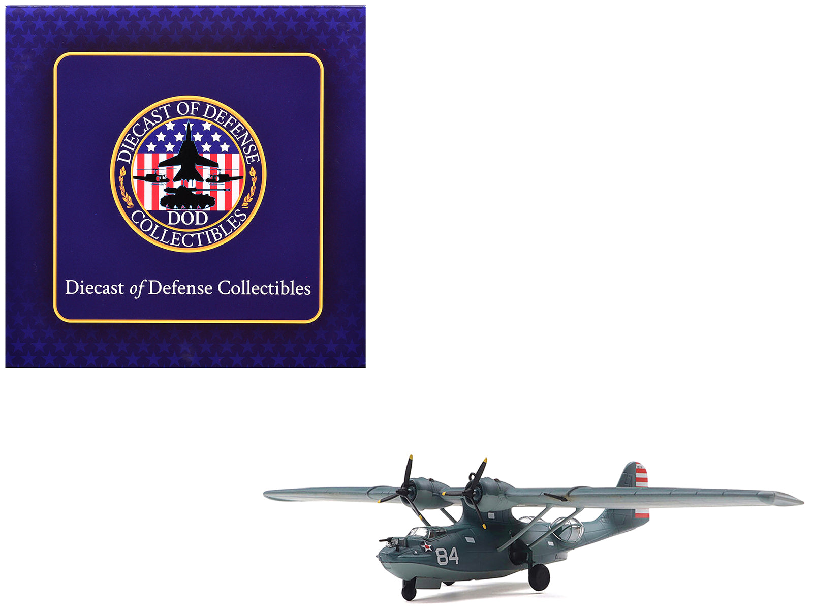 Consolidated PBY-5A Catalina Aircraft "United States Navy" 1/144 Diecast Model by Diecast of Defense