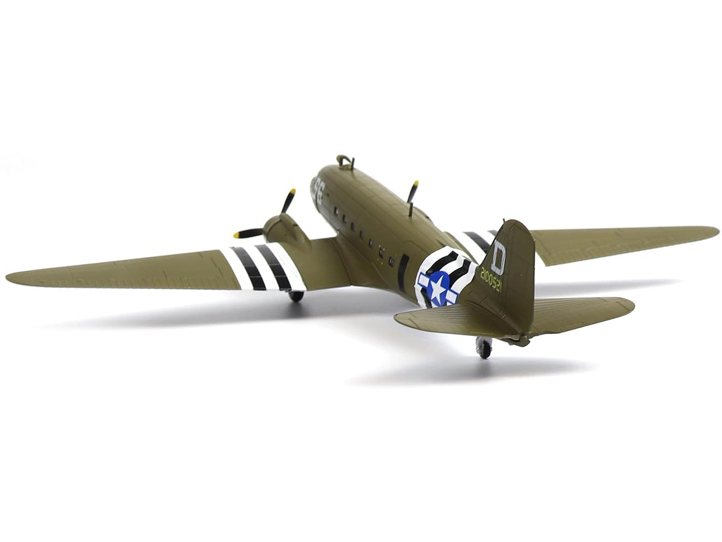 Douglas C-47 Skytrain Transport Aircraft "Night Fright 79th Troop Carrier Squadron 436th Troop Carrier Group D-Day" (1944) United States Army Air Forces 1/100 Diecast Model