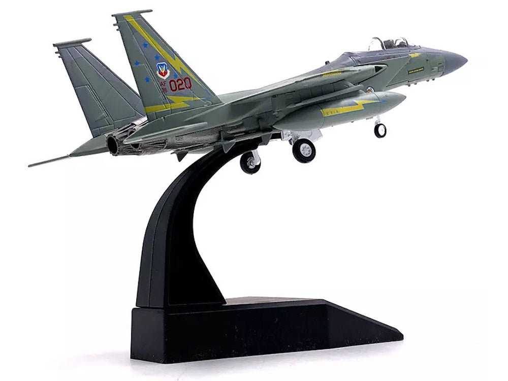 McDonnell Douglas F-15A Eagle Aircraft "Spittin Kittens 5th Fighter-Interceptor Squadron Tactical Air Command Minot AFB" (1985) United States Air Force 1/100 Diecast Model Airplane