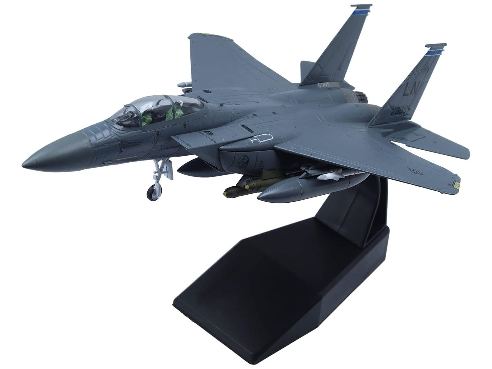 McDonnell Douglas F-15E Strike Eagle Aircraft "492nd Fighter Squadron 48th Fighter Wing RAF Lakenheath England" (2020) United States Air Force Europe 1/100 Diecast Model Airplane