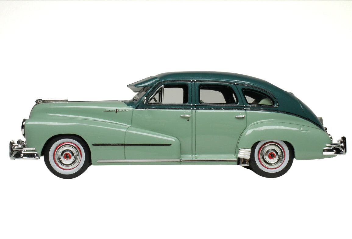 1948 Pontiac 4 Door Sedan Genesee Green 2-Tone with Green Interior Limited Edition to 200 pieces Worldwide 1/43 Model Car by Goldvarg Collection