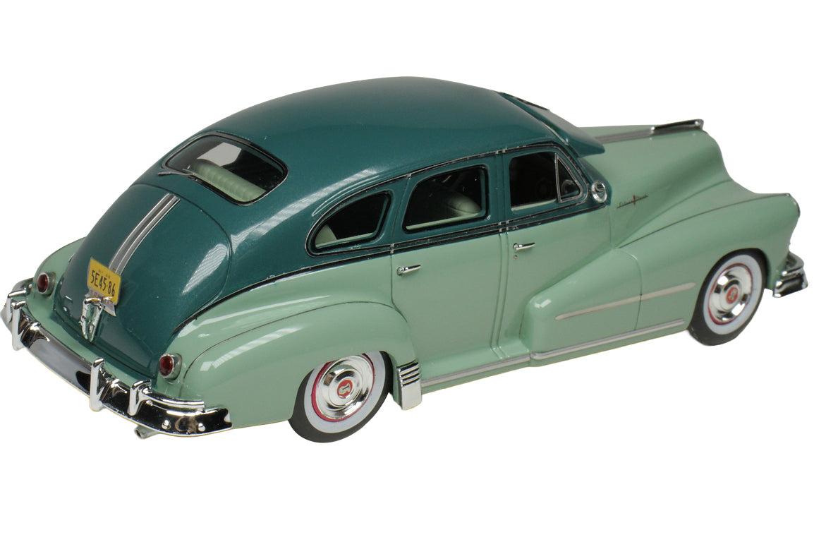1948 Pontiac 4 Door Sedan Genesee Green 2-Tone with Green Interior Limited Edition to 200 pieces Worldwide 1/43 Model Car by Goldvarg Collection