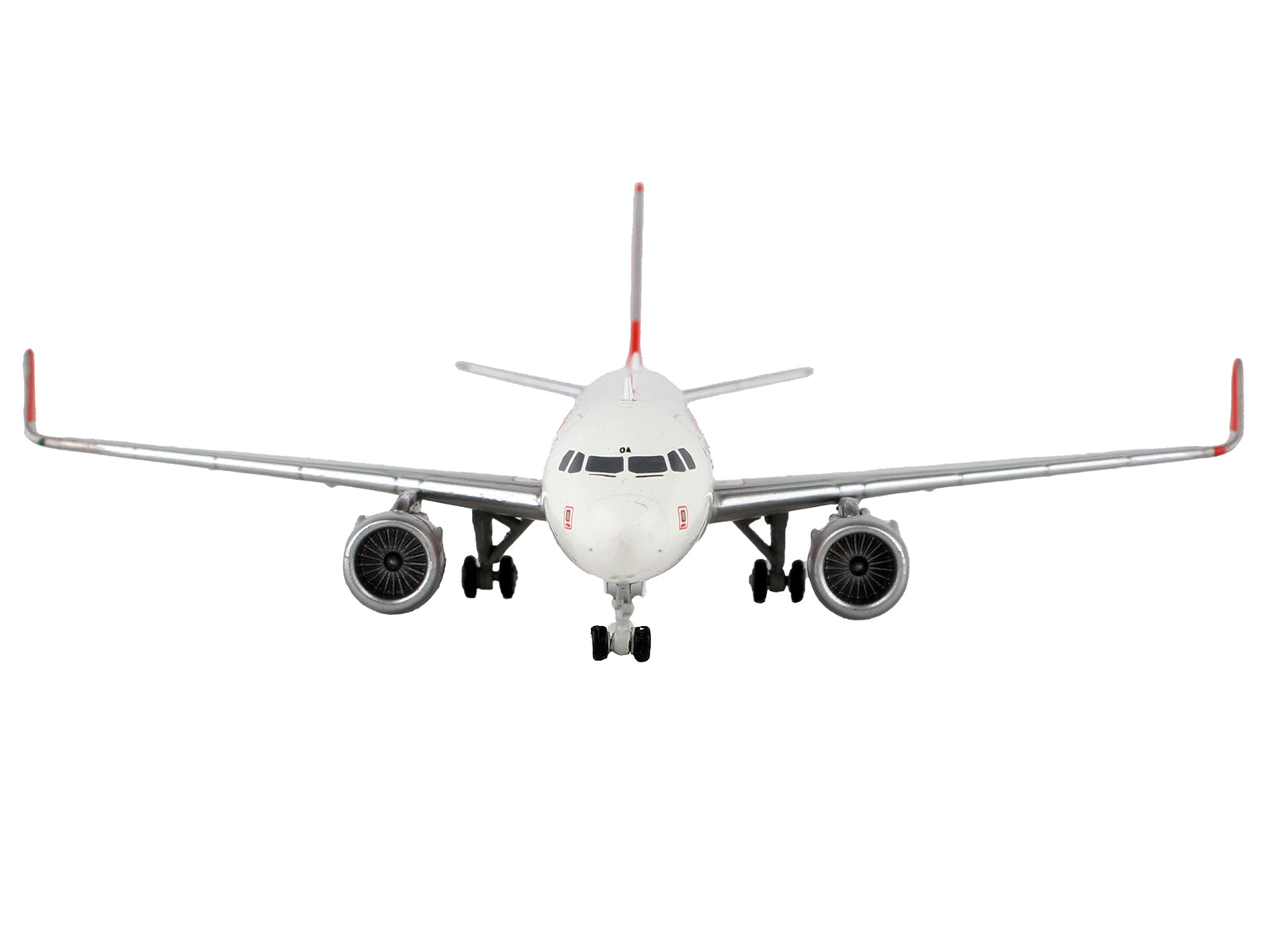 Airbus A320 Commercial Aircraft "Air Arabia" White and Gray with Red Tail 1/400 Diecast Model Airplane by GeminiJets