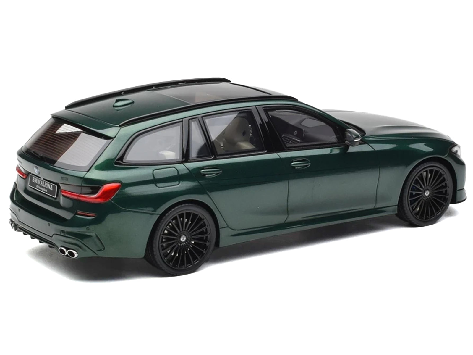 2019 BMW Alpina B3 Touring Green Metallic 1/18 Model Car by GT Spirit