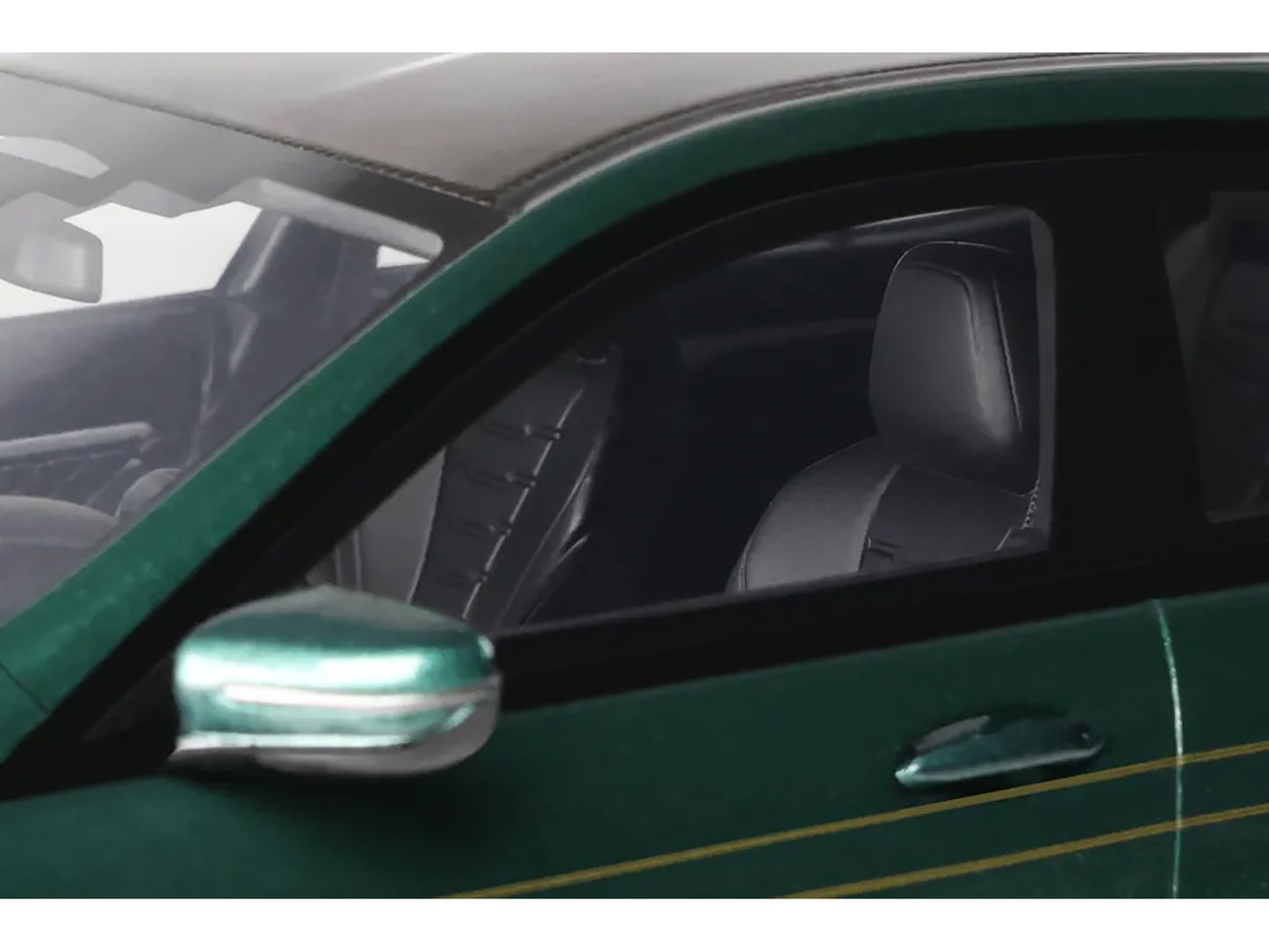 2023 BMW Alpina B8 Gran Coupe Green Metallic 1/18 Model Car by GT Spirit