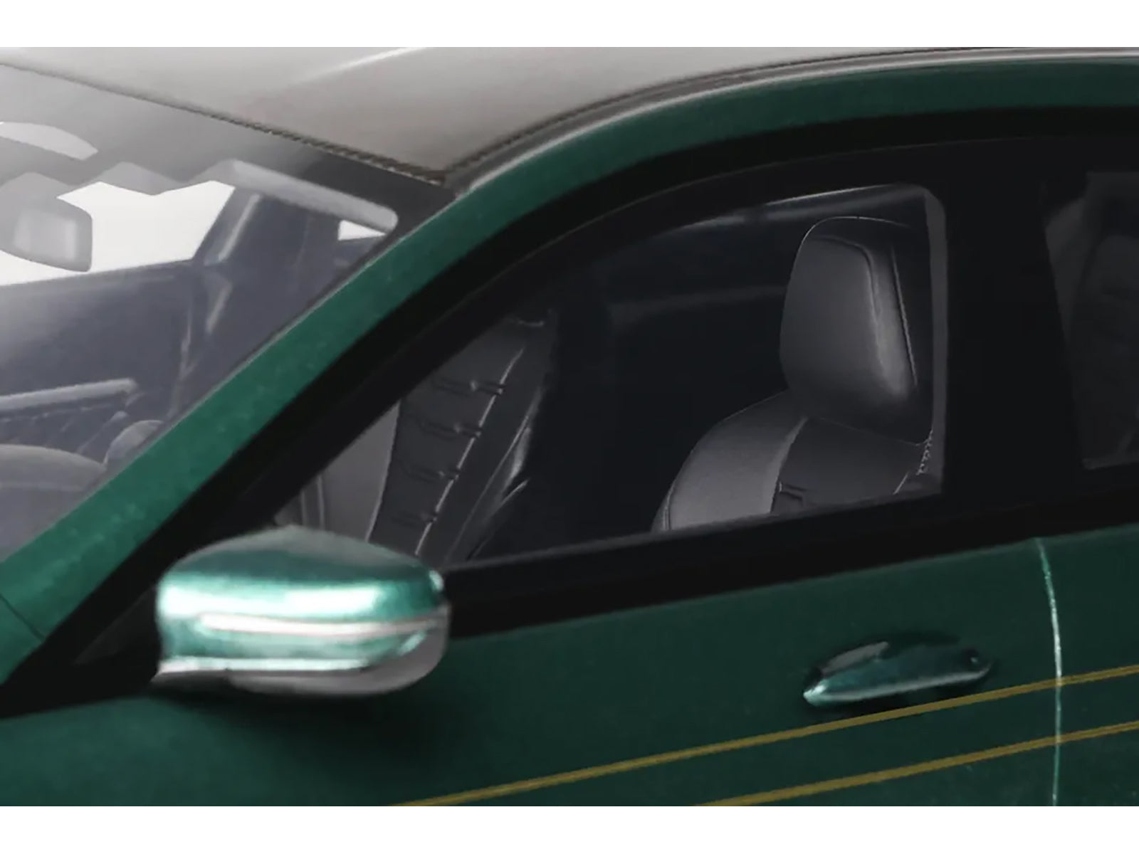 2023 BMW Alpina B8 Gran Coupe Green Metallic 1/18 Model Car by GT Spirit