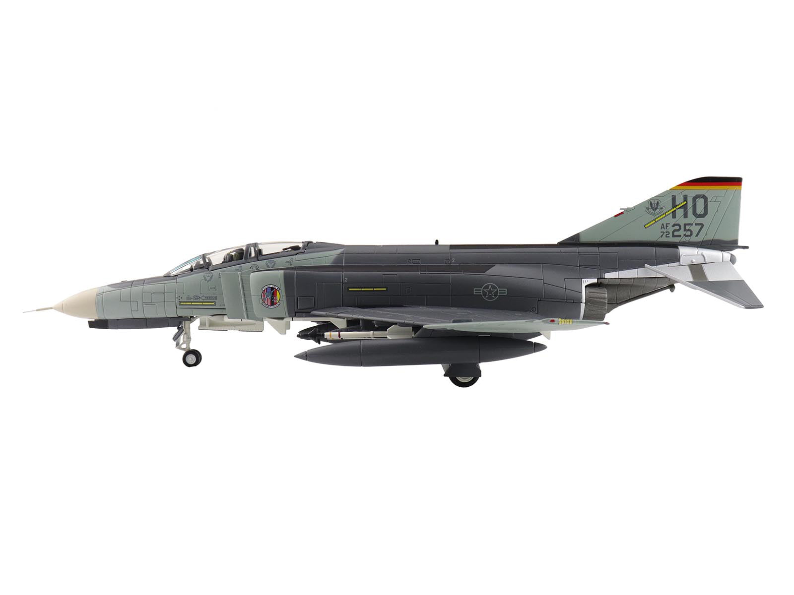McDonnell Douglas F-4F Phantom II Fighter-Bomber Aircraft "AF72-257 20th Fighter Squadron 49th Fighter Wing Holloman AFB" (2002) United States Air Force "Air Power Series" 1/72 Diecast Model by Hobby Master