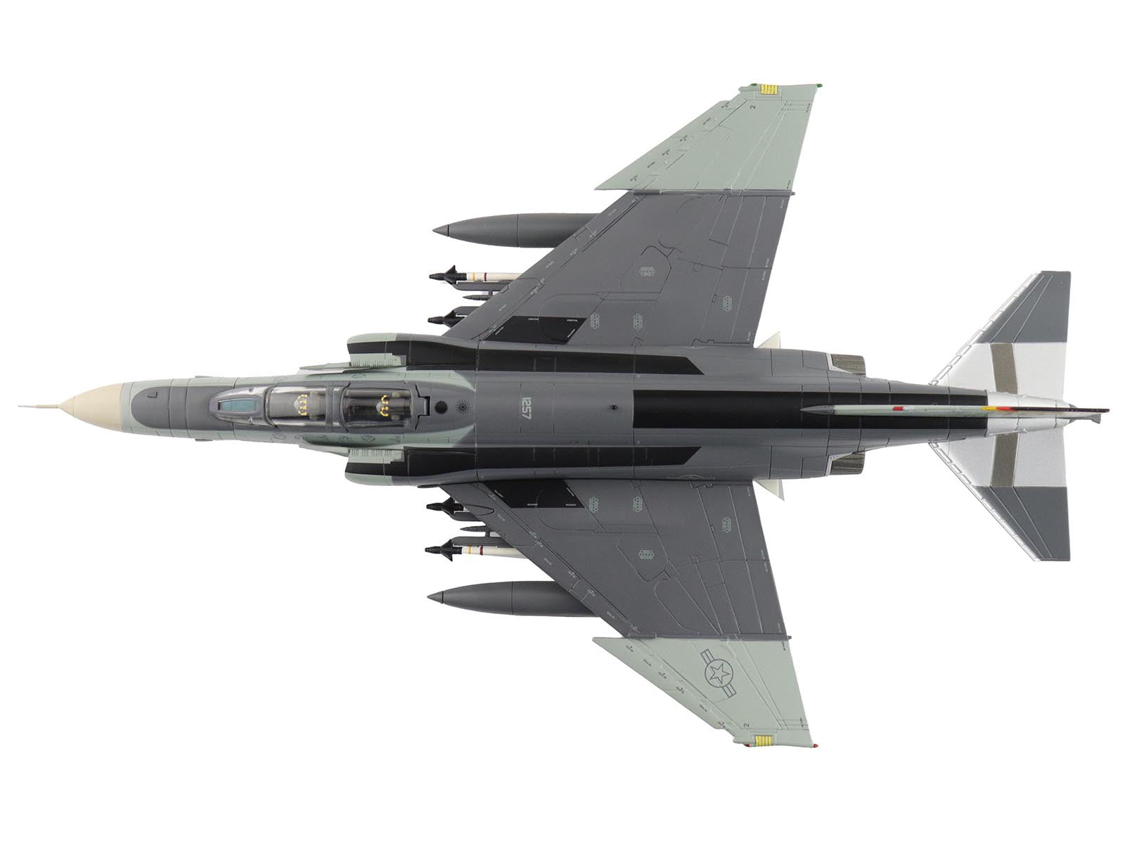 McDonnell Douglas F-4F Phantom II Fighter-Bomber Aircraft "AF72-257 20th Fighter Squadron 49th Fighter Wing Holloman AFB" (2002) United States Air Force "Air Power Series" 1/72 Diecast Model by Hobby Master