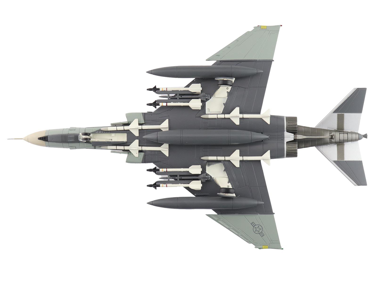 McDonnell Douglas F-4F Phantom II Fighter-Bomber Aircraft "AF72-257 20th Fighter Squadron 49th Fighter Wing Holloman AFB" (2002) United States Air Force "Air Power Series" 1/72 Diecast Model by Hobby Master