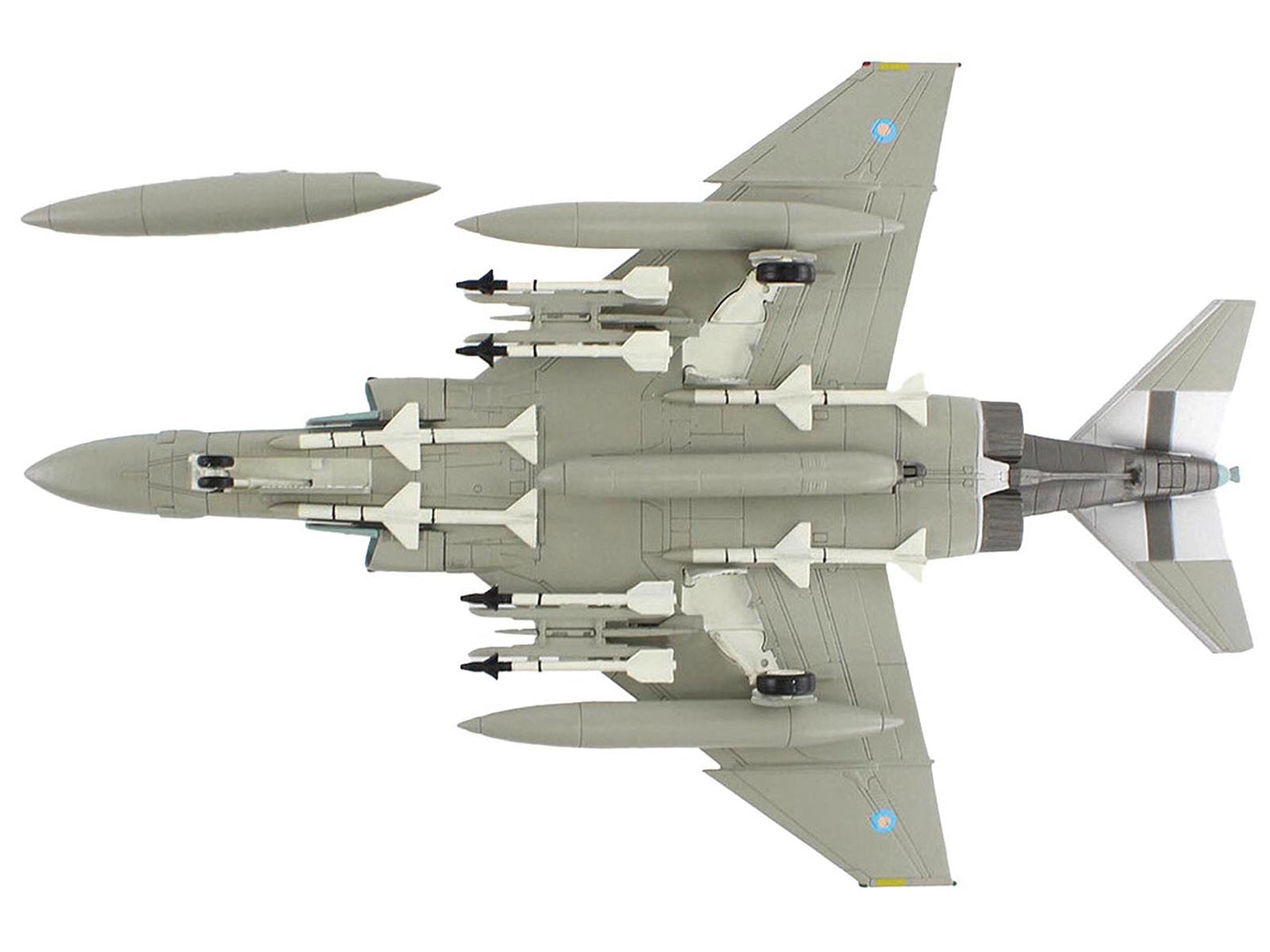 McDonnell Douglas F-4J(UK) Phantom II Fighter-Bomber Aircraft "ZE359 AF Wattisham England" British Royal Air Force "Air Power Series" 1/72 Diecast Model by Hobby Master