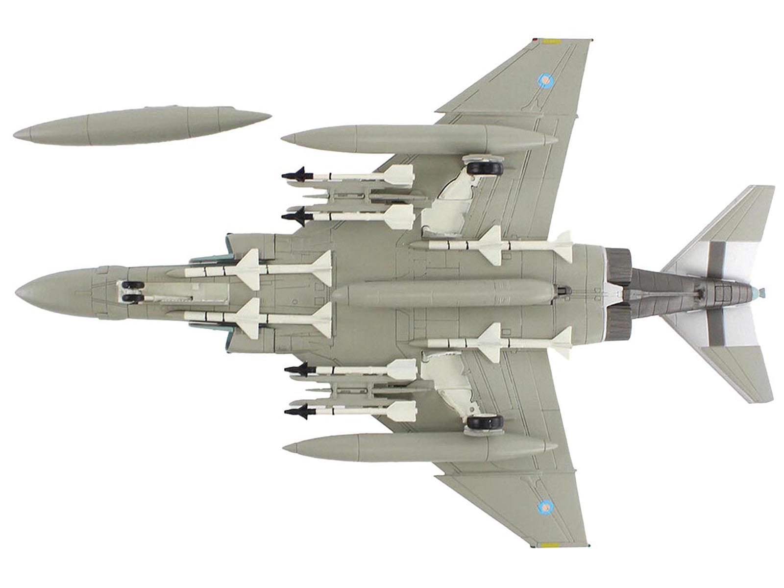 McDonnell Douglas F-4J(UK) Phantom II Fighter-Bomber Aircraft "ZE359 AF Wattisham England" British Royal Air Force "Air Power Series" 1/72 Diecast Model by Hobby Master