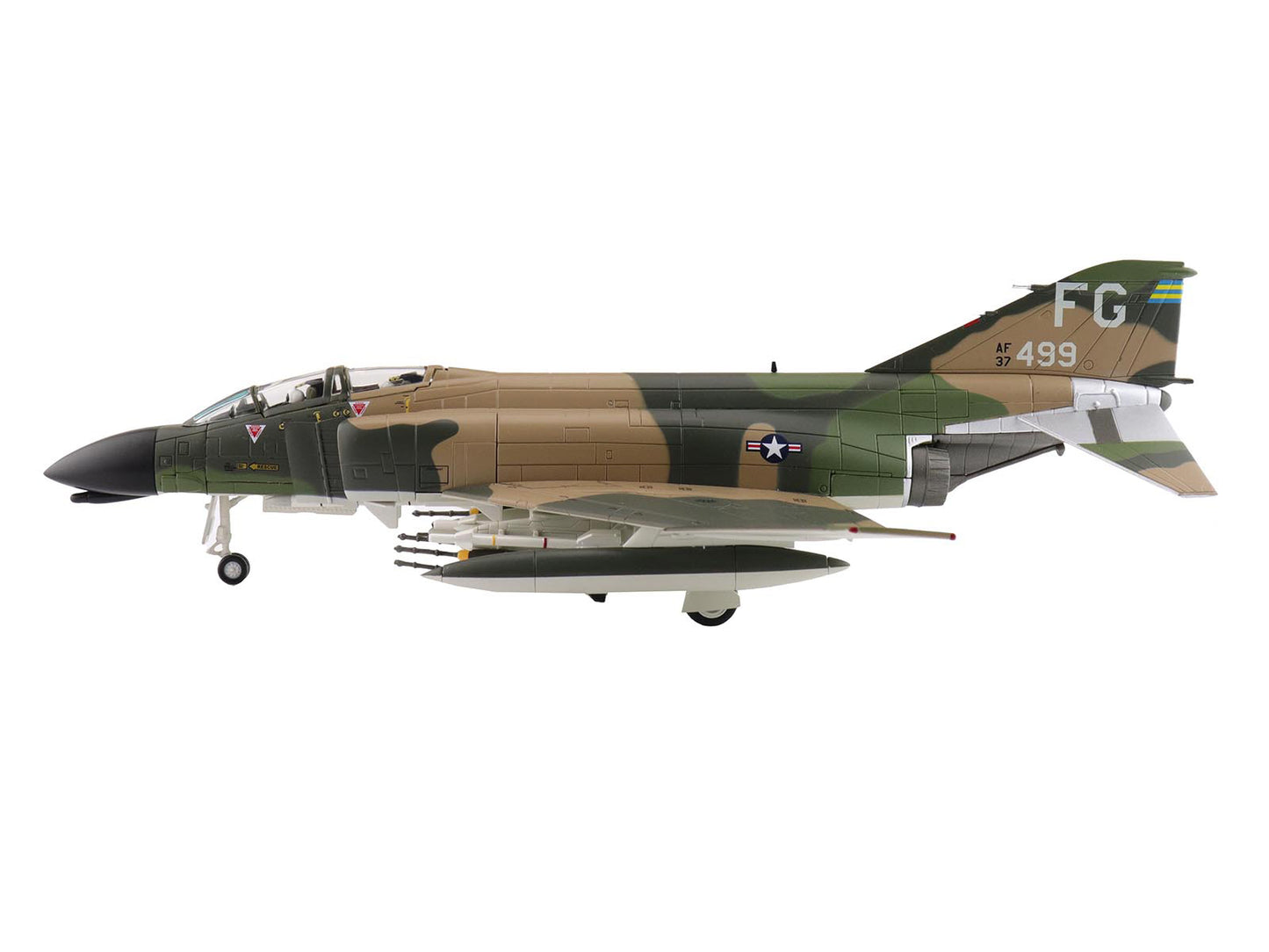 McDonnell Douglas F-4C Phantom II Fighter-Bomber Aircraft "63-7499 Daniel "Chappie" James Jr. 433rd TFS 8th TFW" (1967) United States Air Force "Air Power Series" 1/72 Diecast Model by Hobby Master