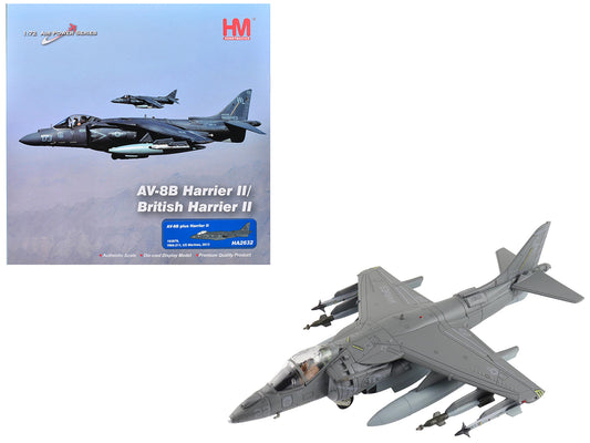 McDonnell Douglas AV-8B Plus Harrier II Aircraft "163879 VMA-211" (2013) United States Marine Corps "Air Power Series" 1/72 Diecast Model by Hobby Master