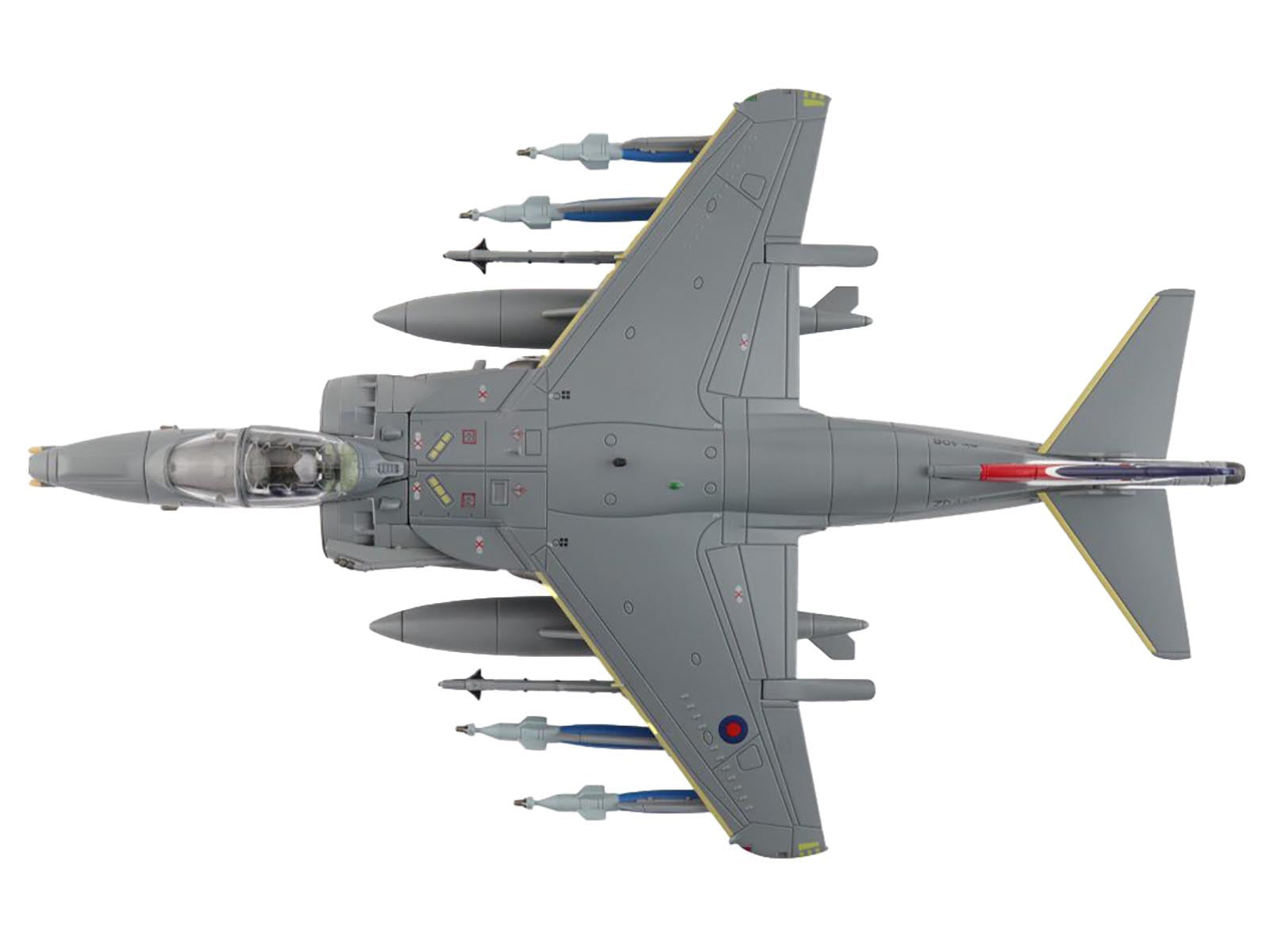 British Aerospace Harrier GR.9 Aircraft "ZD406 Royal Navy Strike Wing RAF Station Cottesmore" (2009) British Royal Air Force/Navy "Air Power Series" 1/72 Diecast Model by Hobby Master