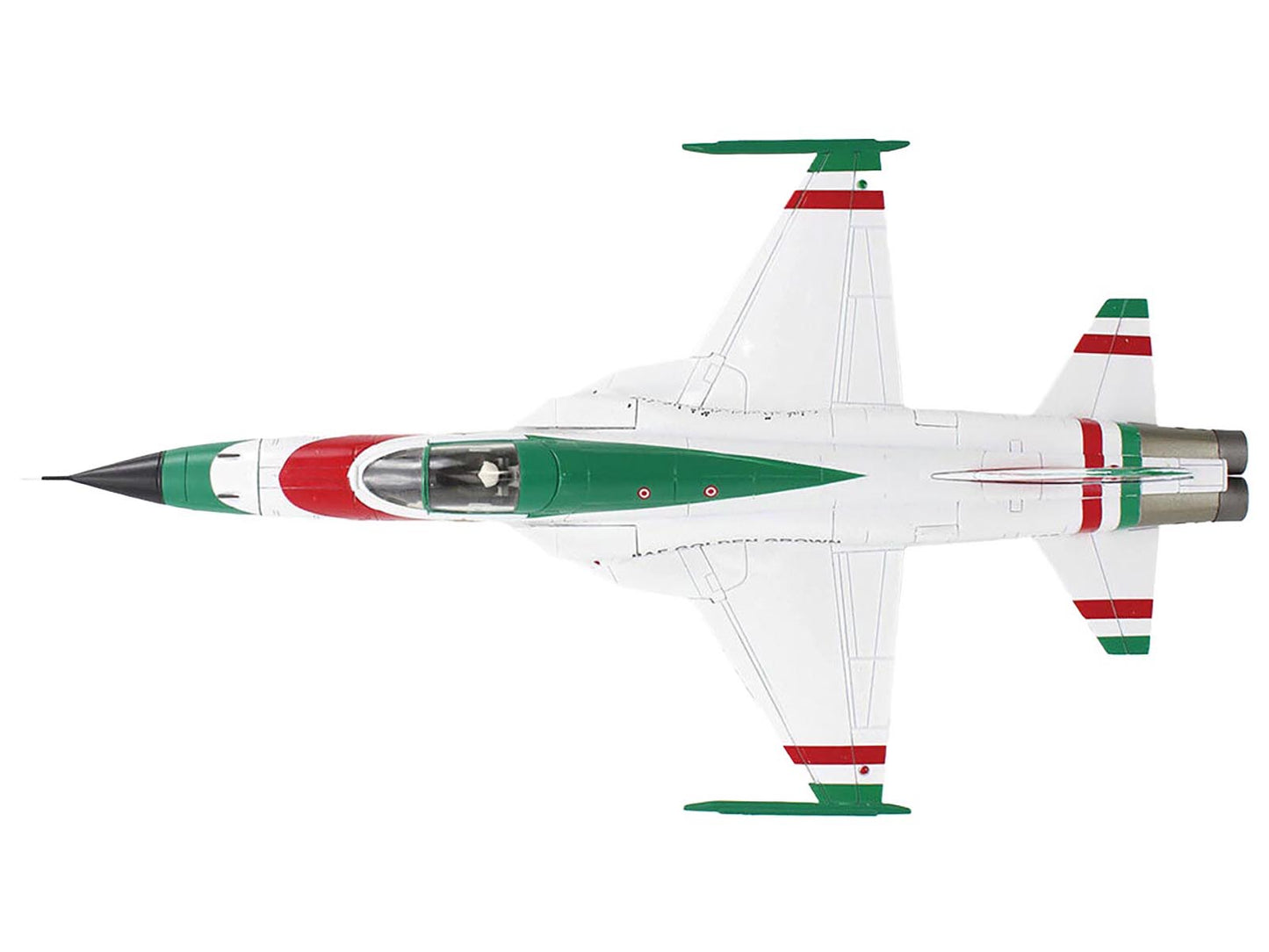 Northrop F-5E Tiger II Aircraft "#1-8 3-7099 IIAF Golden Crown" Imperial Iranian Air Force "Air Power Series" 1/72 Diecast Model by Hobby Master