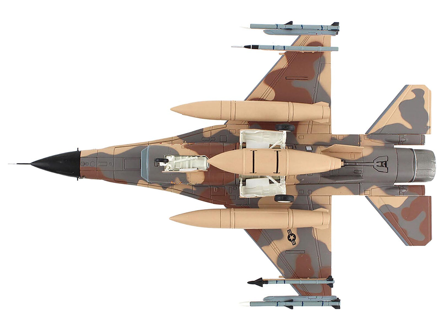 Lockheed F-16C Fighting Falcon Fighter Aircraft "85-474 Rockslide 706th Aggressor Squadron" United States Air Force "Air Power Series" 1/72 Diecast Model by Hobby Master