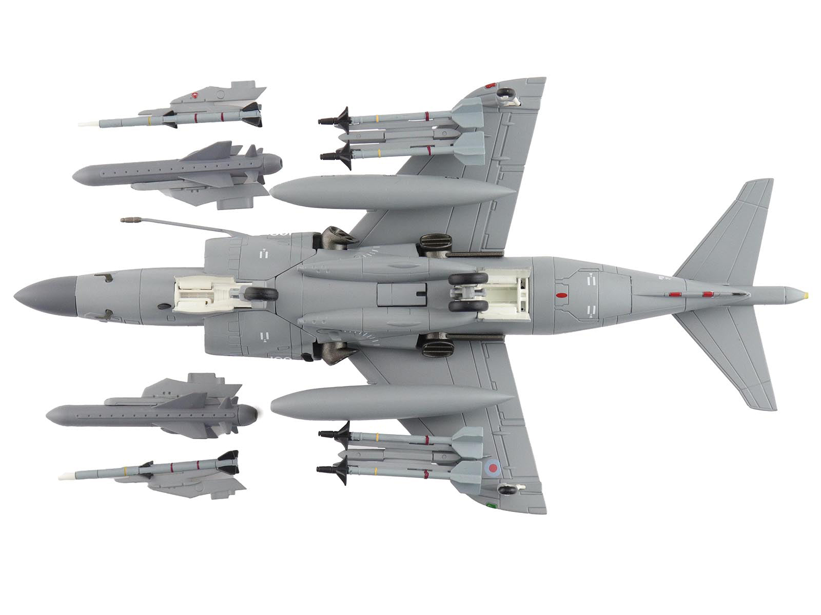 British Aerospace Sea Harrier FA.2 Aircraft with Sea Eagle Missiles "ZH796" (2018) British Royal Navy "Air Power Series" 1/72 Diecast Model by Hobby Master
