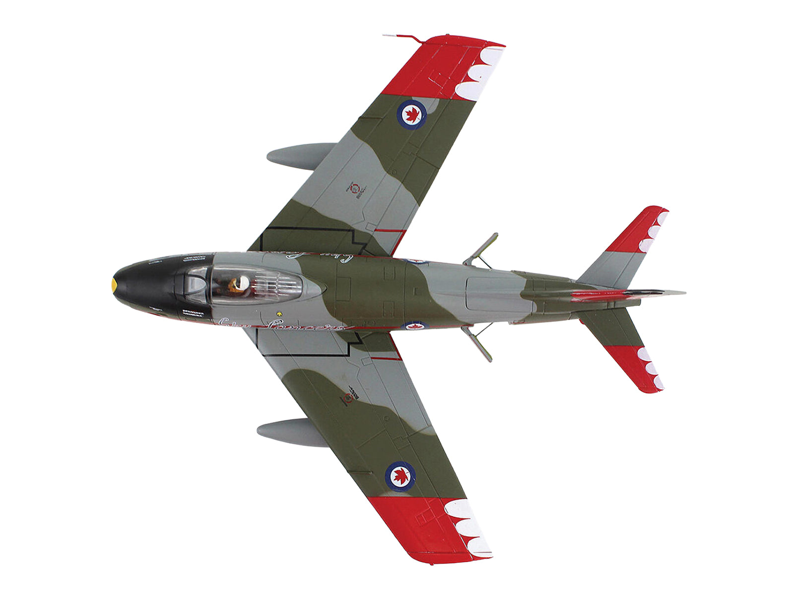 Canadair Sabre Mk.6 Fighter Aircraft "Sky Lancers" (1956) Royal Canadian Air Force "Air Power Series" 1/72 Diecast Model by Hobby Master