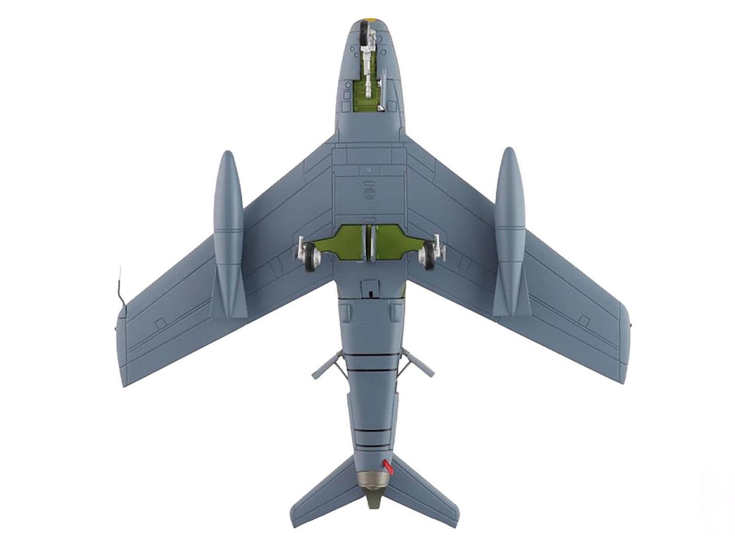 Canadair Sabre Mk.6 Fighter Aircraft "23622 430 Squadron" (1950s) Royal Canadian Air Force "Air Power Series" 1/72 Diecast Model by Hobby Master