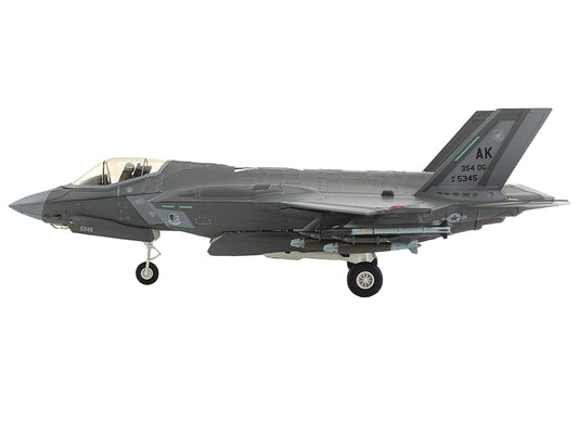 Lockheed Martin F-35A Lightning II Aircraft "5345 354th Operations Group Eielson Air Force Base Alaska" (2020s) United States Air Force "Air Power Series" 1/72 Diecast Model by Hobby Master