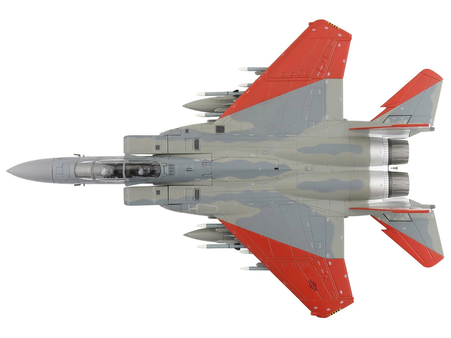 Boeing F-15SA (Saudi Advanced) Eagle Fighter Aircraft "12-1002 USAF Test Markings" (2018) Saudi Royal Air Force "Air Power Series" 1/72 Diecast Model by Hobby Master