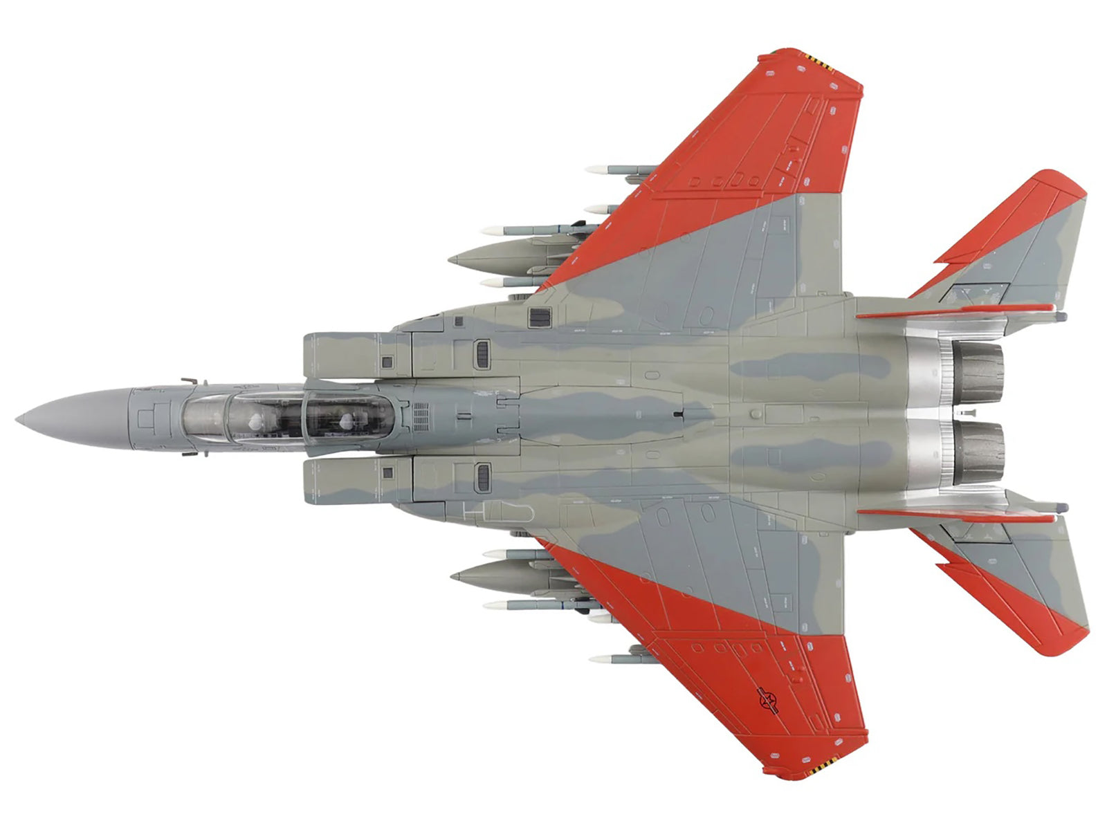 Boeing F-15SA (Saudi Advanced) Eagle Fighter Aircraft "12-1002 USAF Test Markings" (2018) Saudi Royal Air Force "Air Power Series" 1/72 Diecast Model by Hobby Master