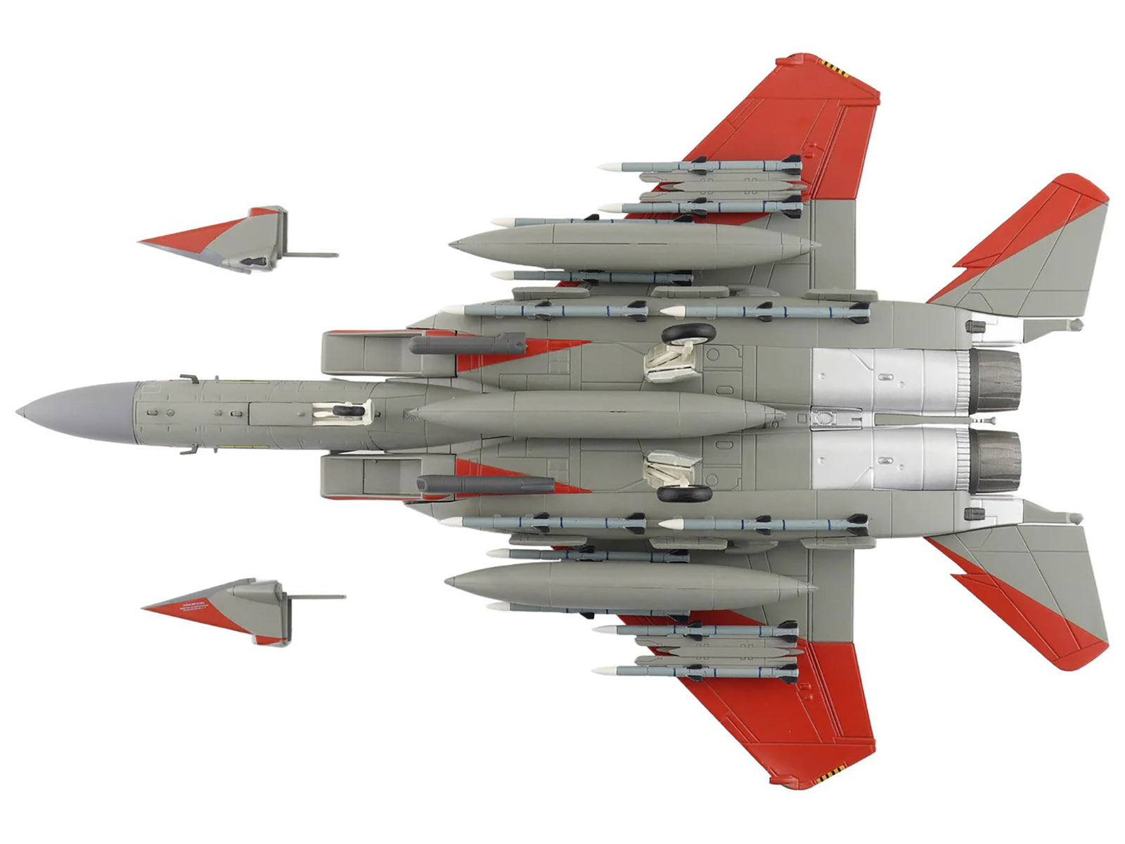 Boeing F-15SA (Saudi Advanced) Eagle Fighter Aircraft "12-1002 USAF Test Markings" (2018) Saudi Royal Air Force "Air Power Series" 1/72 Diecast Model by Hobby Master
